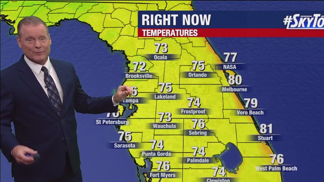 Tampa Weather | Monday morning forecast