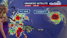 Humberto remains major hurricane as Imelda expected to form soon