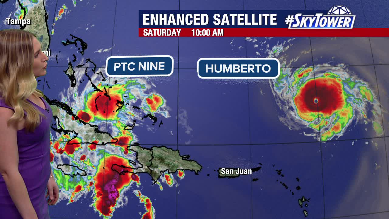 Humberto remains major hurricane as Imelda expected to form soon