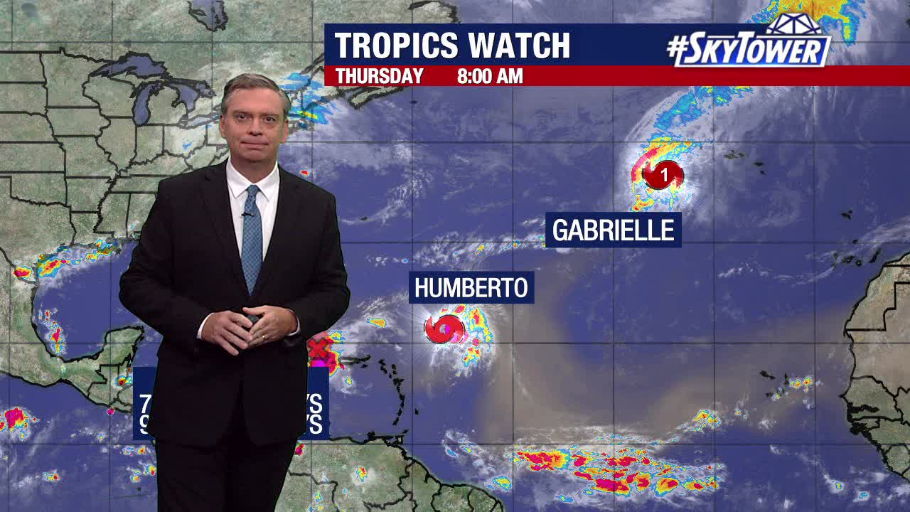 Things heating up in the tropics with 2 named storms, Invest 94L