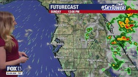 Tampa weather | Possible storms Sunday evening
