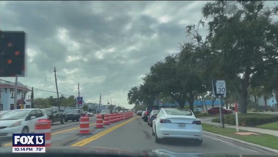 Drainage project on Kennedy Blvd.