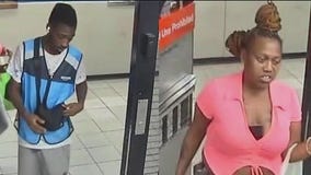 Mom, baby shoved on subway stairs