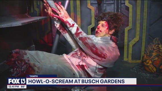 We head to Busch Gardens for Howl-O-Scream on FOX 13's Charley's World