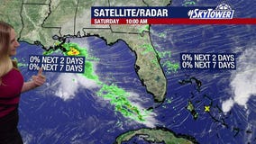 Tracking two tropical disturbances