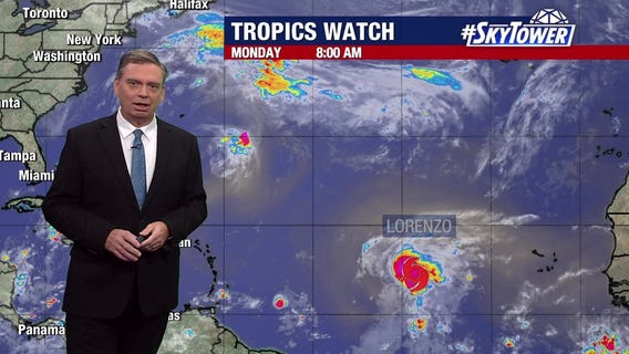 Tropical Storm Lorenzo forms in Atlantic