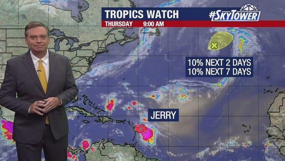 Tropical Storm Jerry on track to become a hurricane