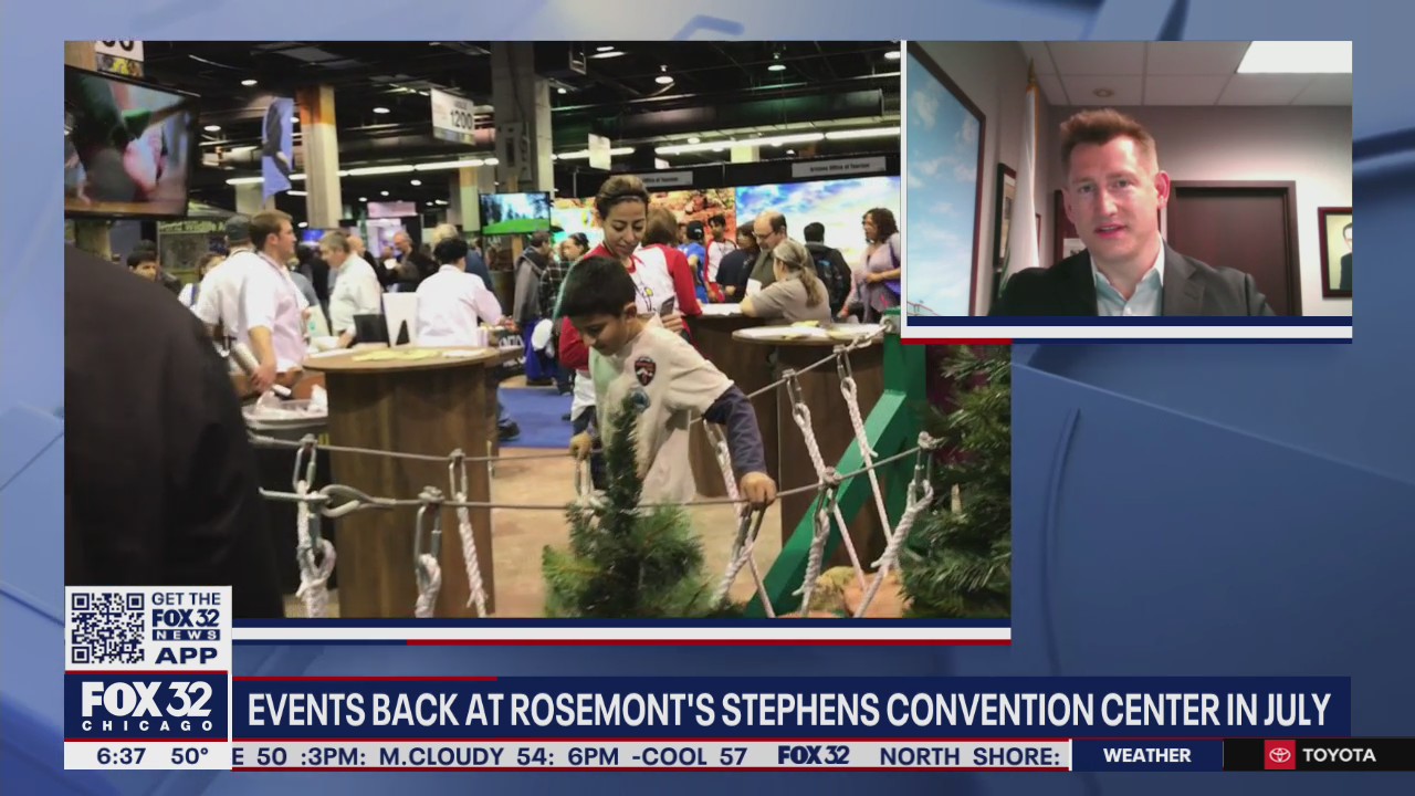 Events to return to Rosemont's Stephens Convention Center in July