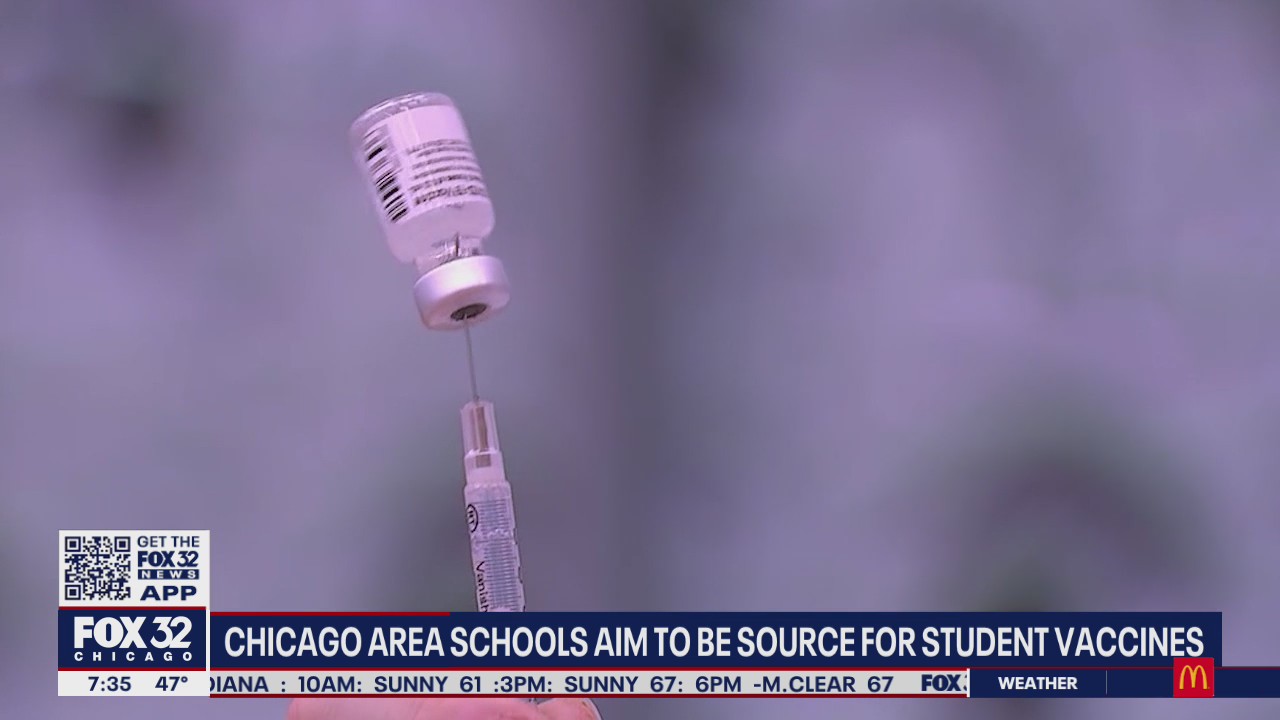 Chicago-area schools pitch in to get students vaccinated