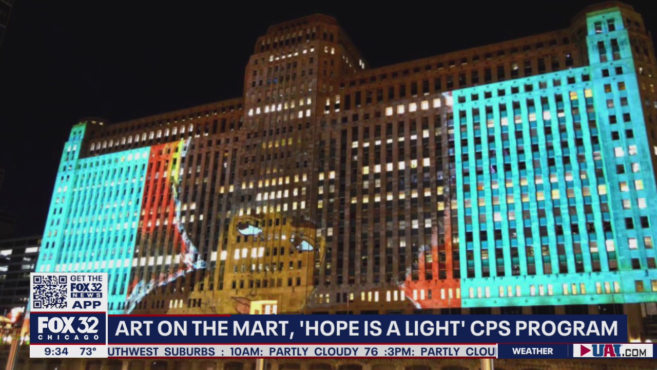 Art on the Mart brings brilliant lights, contemporary art on full display