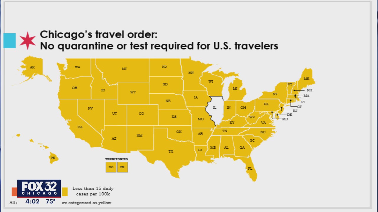 No states on Chicago emergency travel order for first time ever