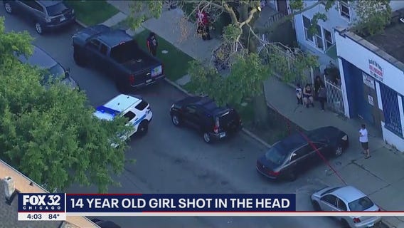 14-year-old Chicago girl shot in the head after being asked if she's in a gang