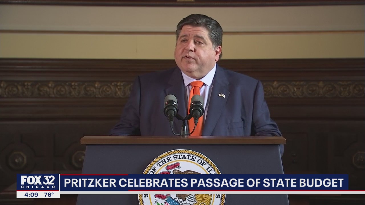 Pritzker celebrates passage of Illinois budget