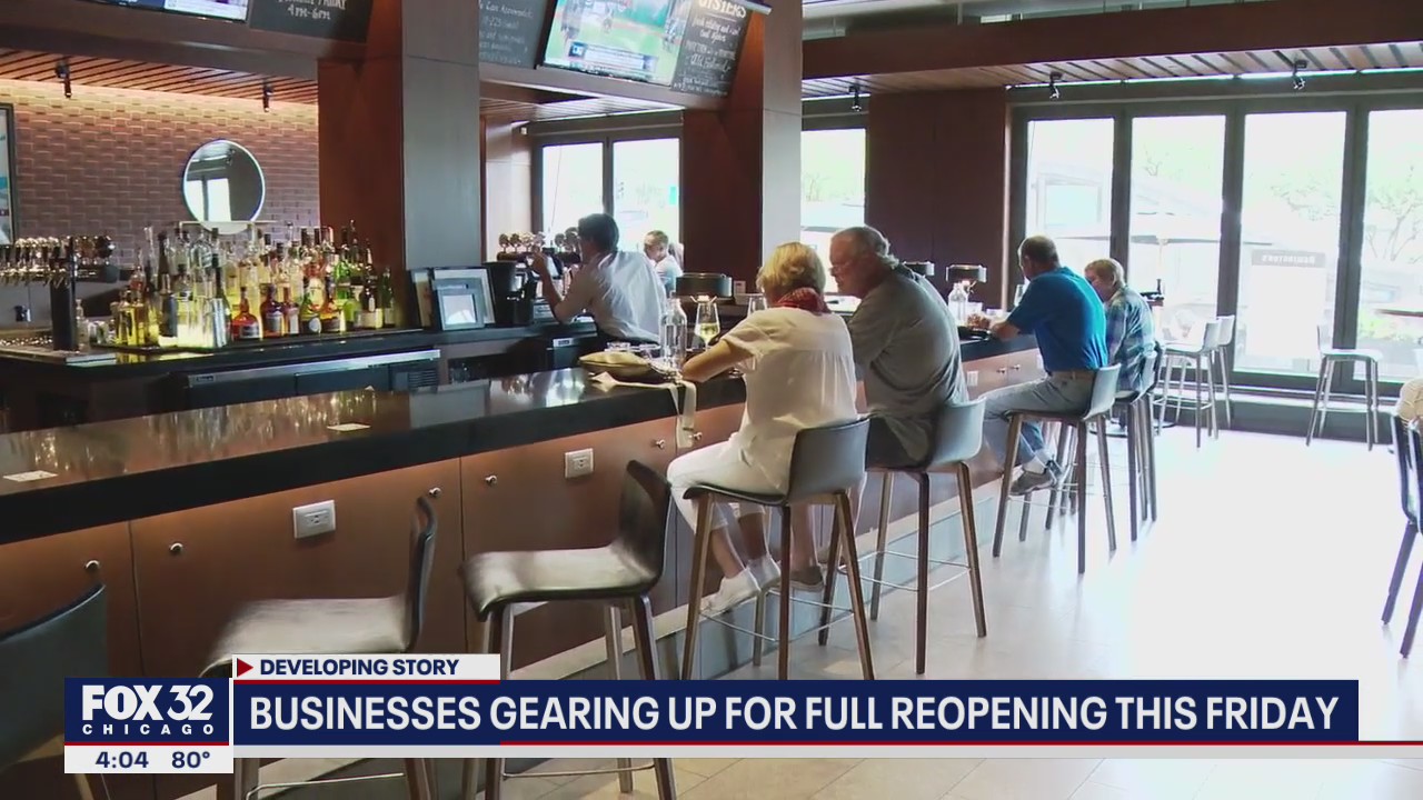 Illinois set to fully reopen on Friday