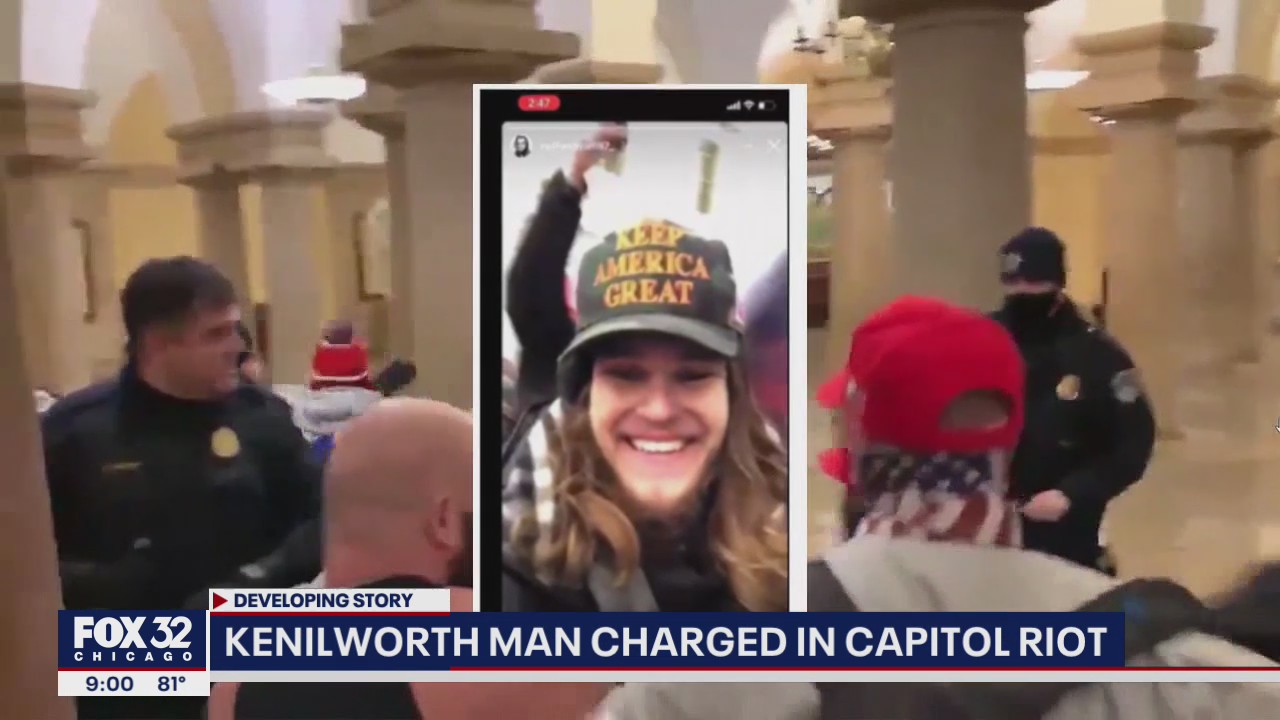 Illinois man charged in US Capitol riot