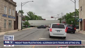 Freight train frustrations: Alderman says trains sitting still, blocking fire and medical services