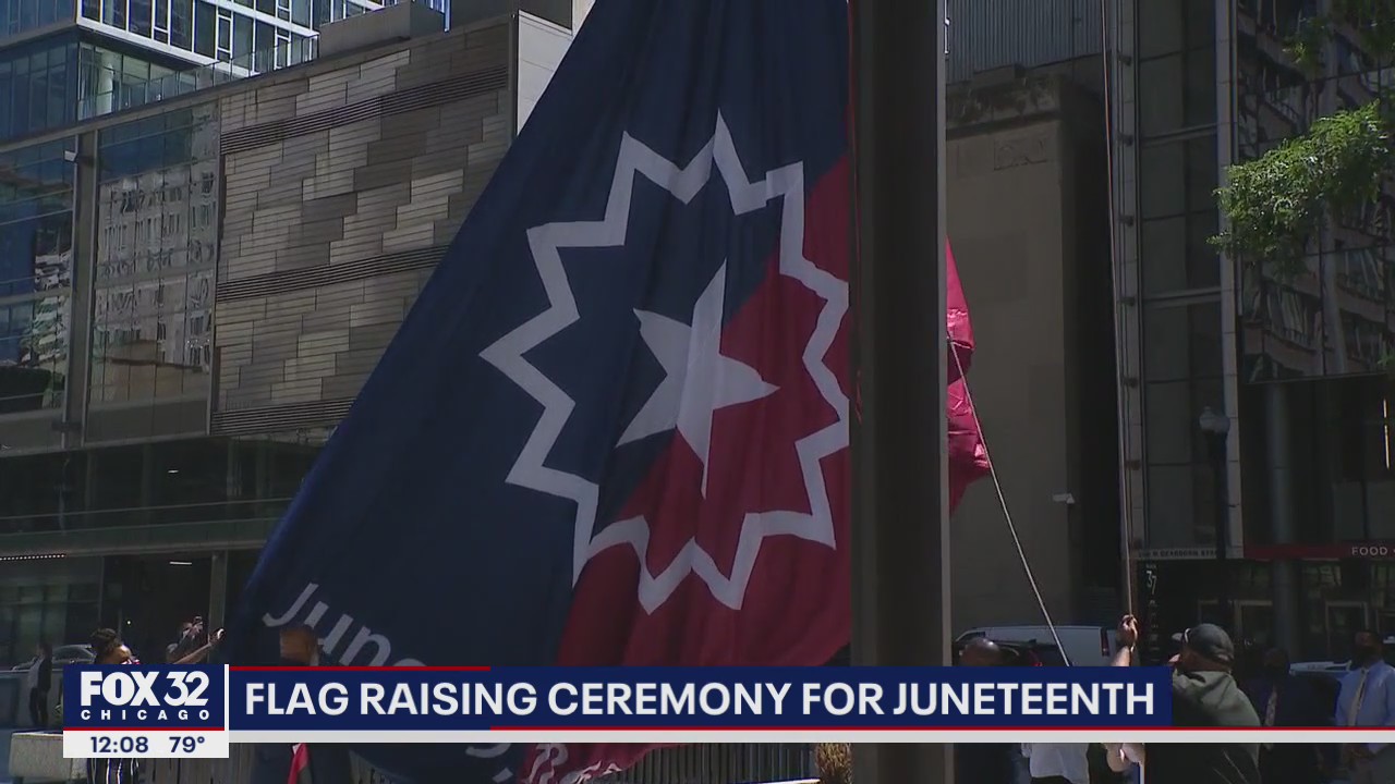 Lightfoot commemorates Juneteenth with flag-raising ceremony