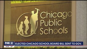 Elected Chicago school board bill sent to Pritzker