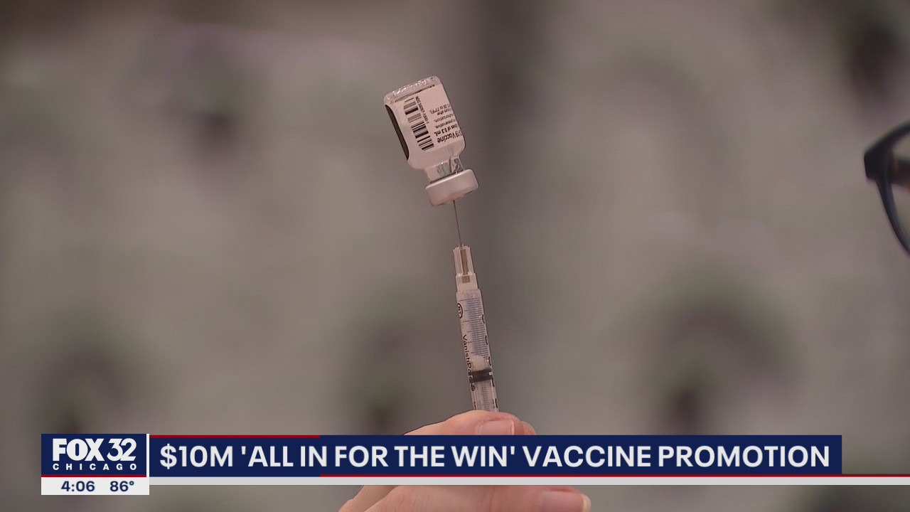 Illinois vaccine lottery offers $10M in cash prizes, scholarships