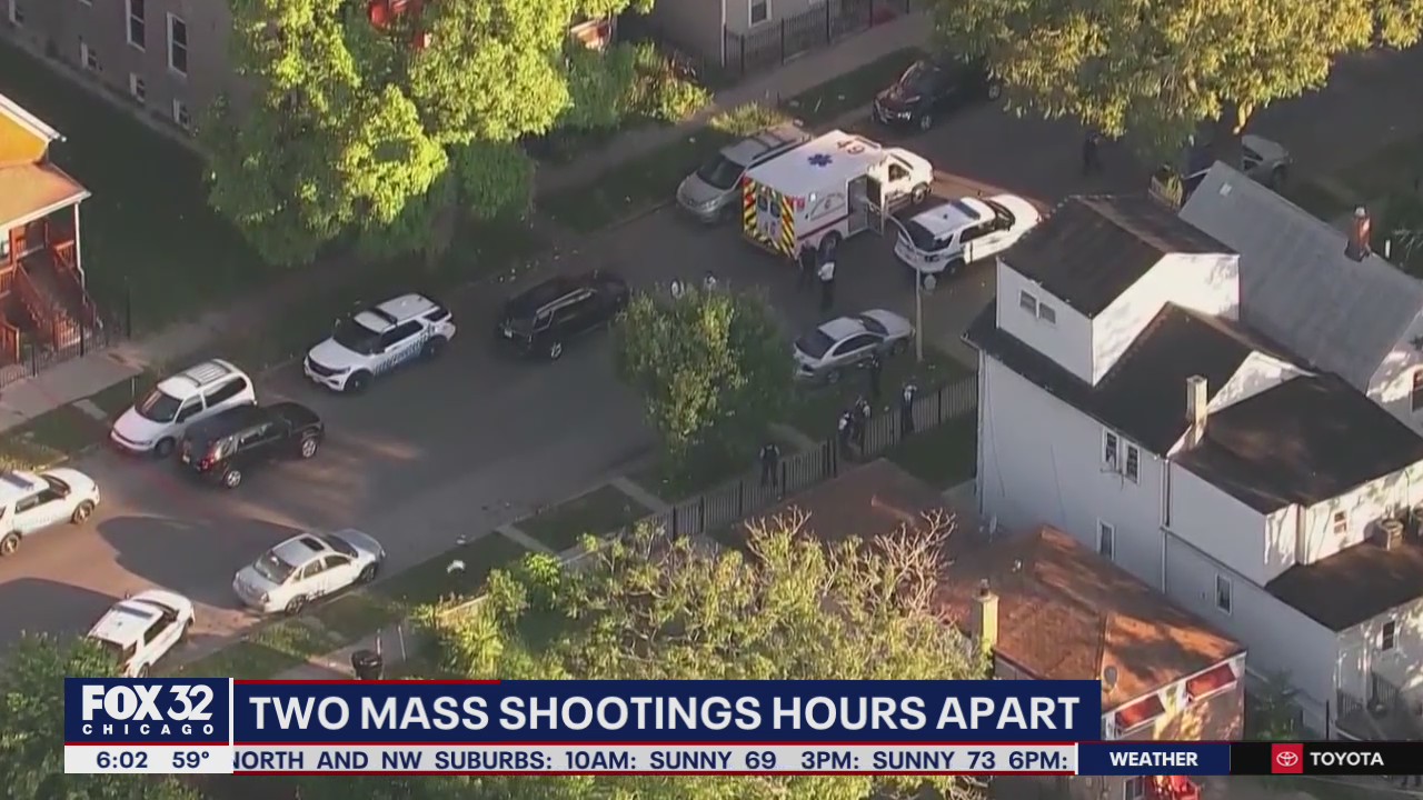Two mass shootings hours apart rattle Chicagoans