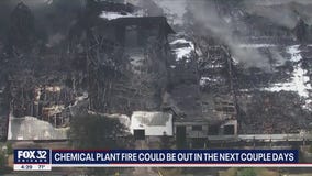 Chemical plant fire could be out in the next couple days