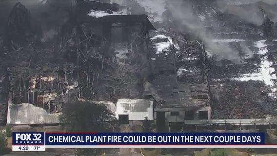 Chemical plant fire could be out in the next couple days