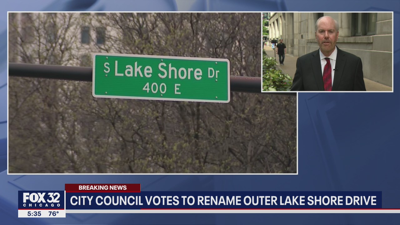 Chicago City Council votes to rename outer Lake Shore Drive