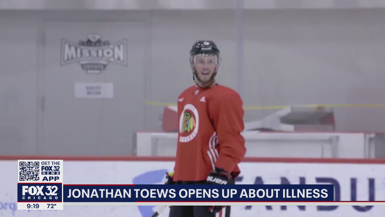 Blackhawks captain Jonathan Toews opens up about his chronic illness