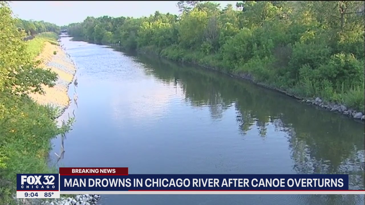Man drowns in Chicago River after canoe overturns | FOX 32 Chicago
