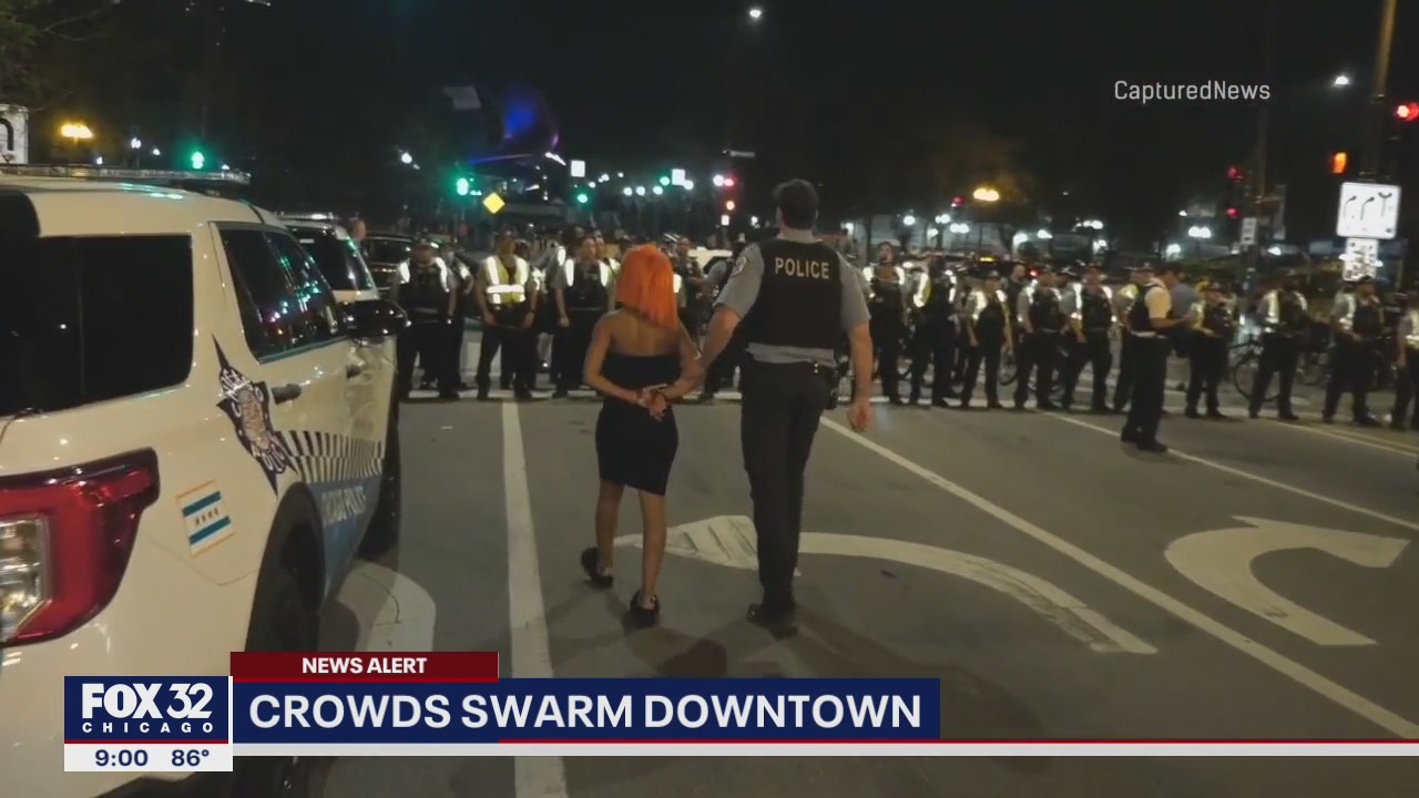 'It was volatile': Dozens of young people swarm the Loop, 61 arrested