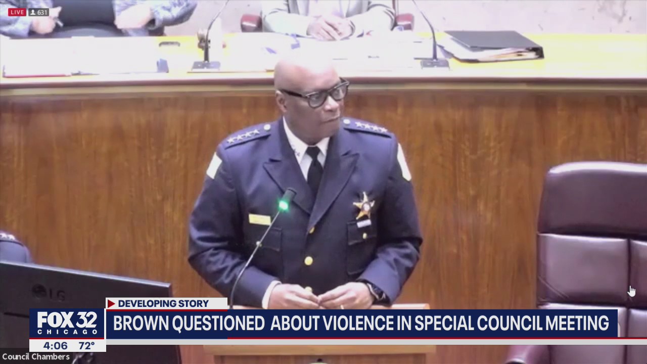 Chicago's top cop questioned about out-of-control violence