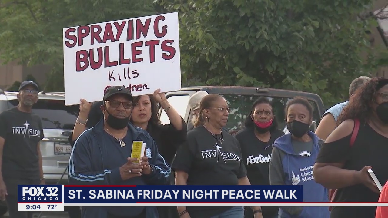St. Sabina Friday night peace walk