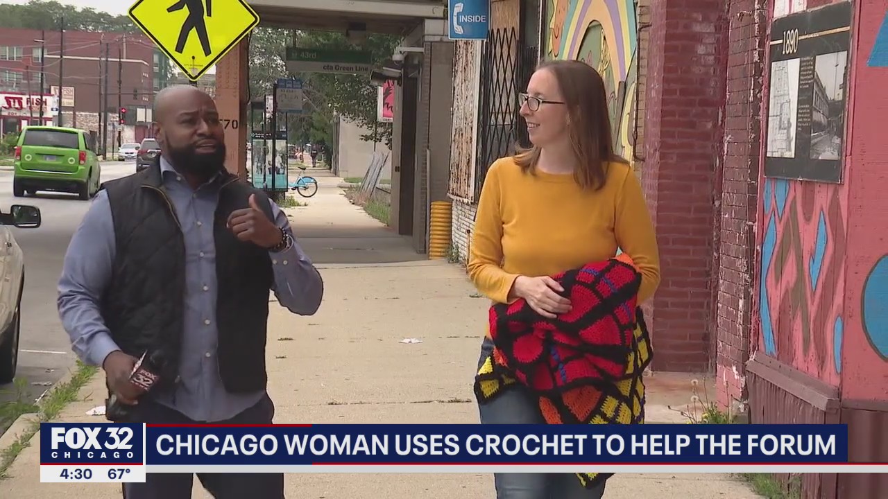 'South Side Yarn Bomber' raising money for historic landmark repairs