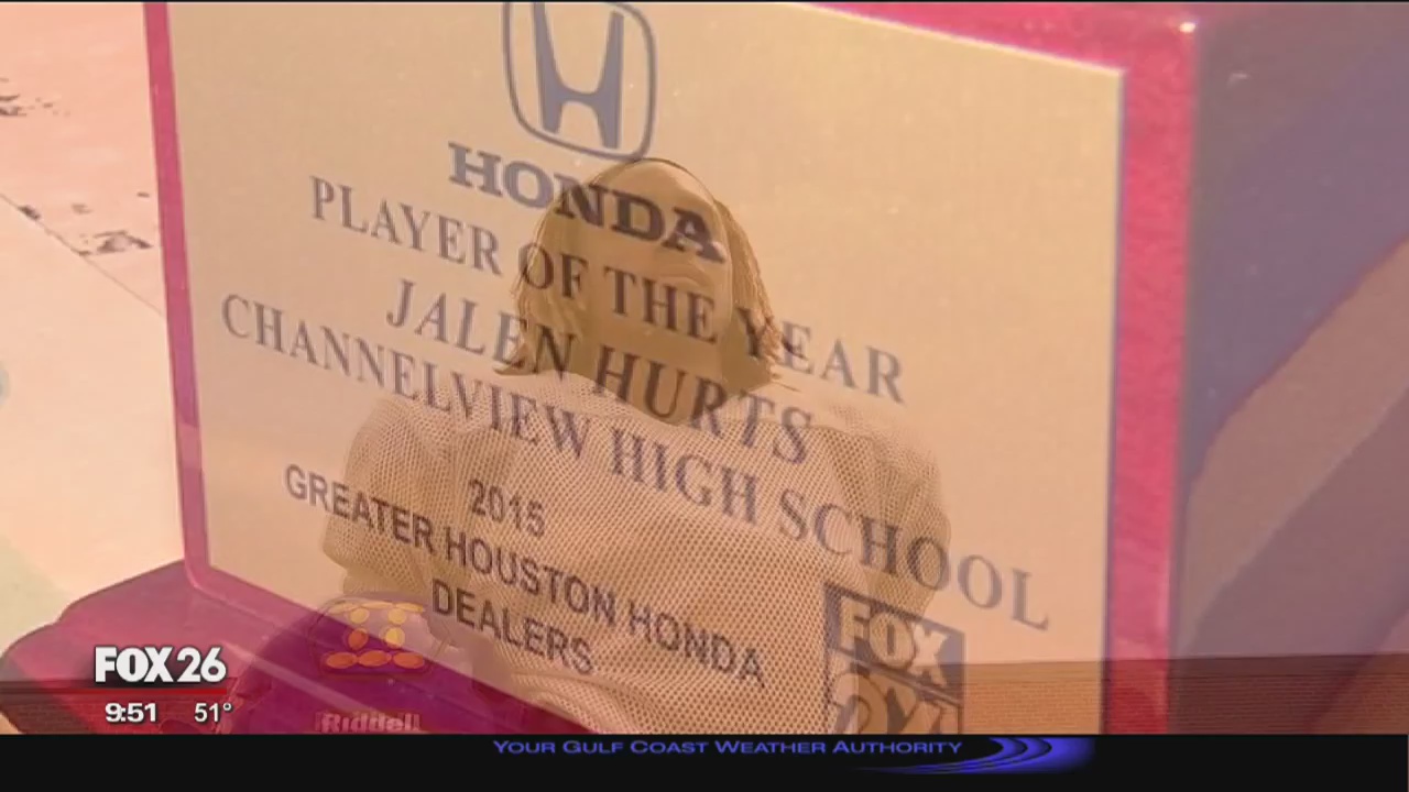 Greater Houston Honda Player of the Year: Jalen Hurts!!