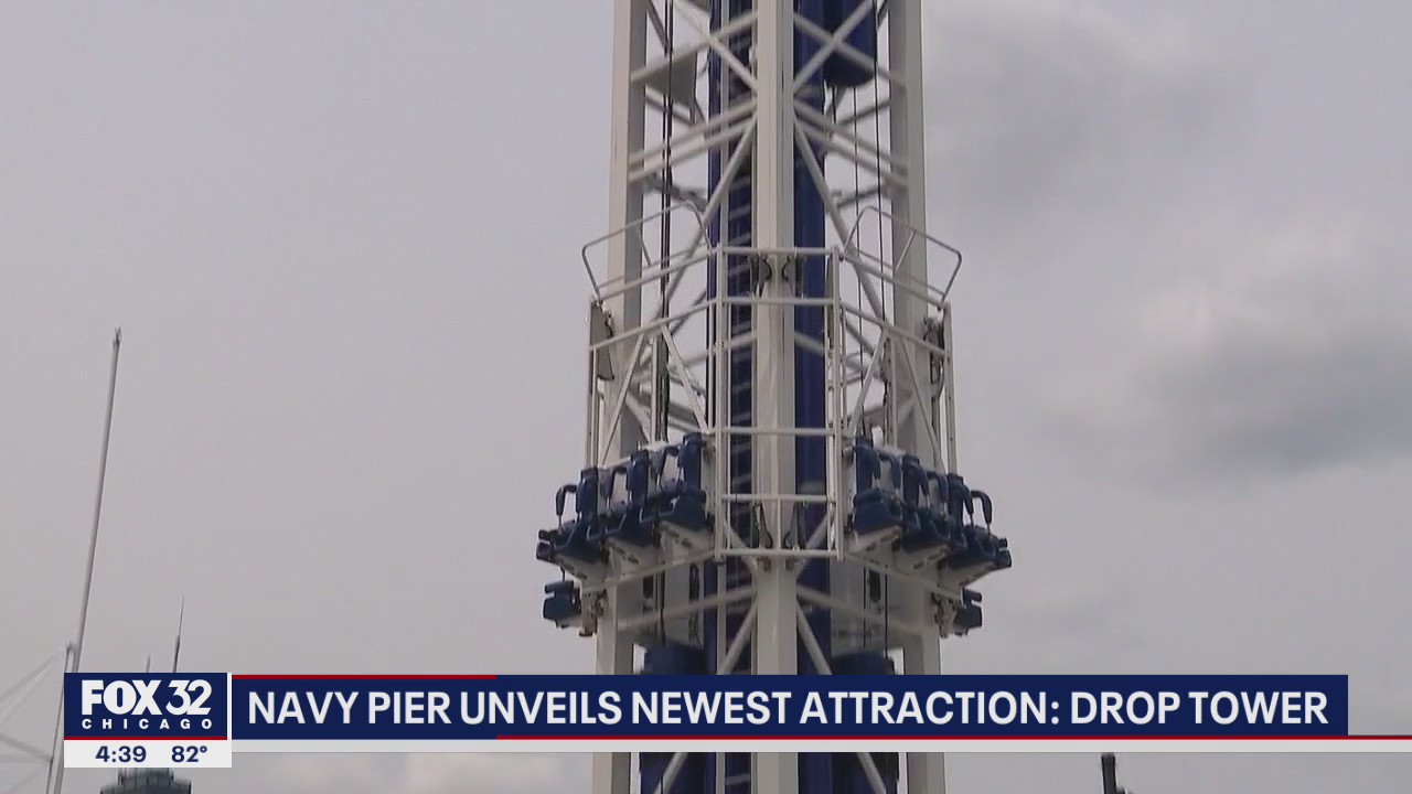 Navy Pier unveils newest attraction: Drop Tower