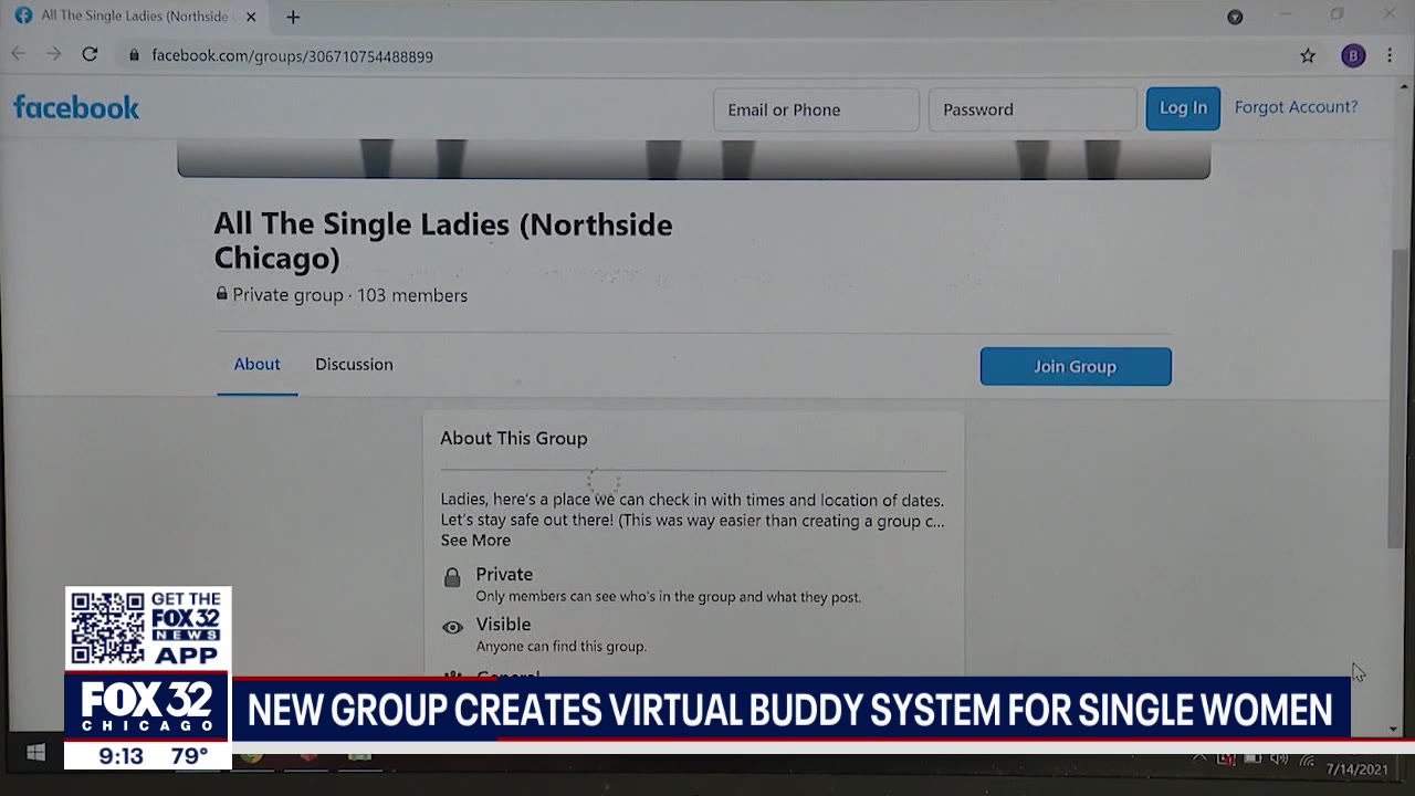 Facebook group for Chicago single women to stay safe while on dates