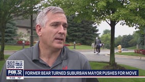 Former Chicago Bear turned mayor pushes for team to move to suburbs