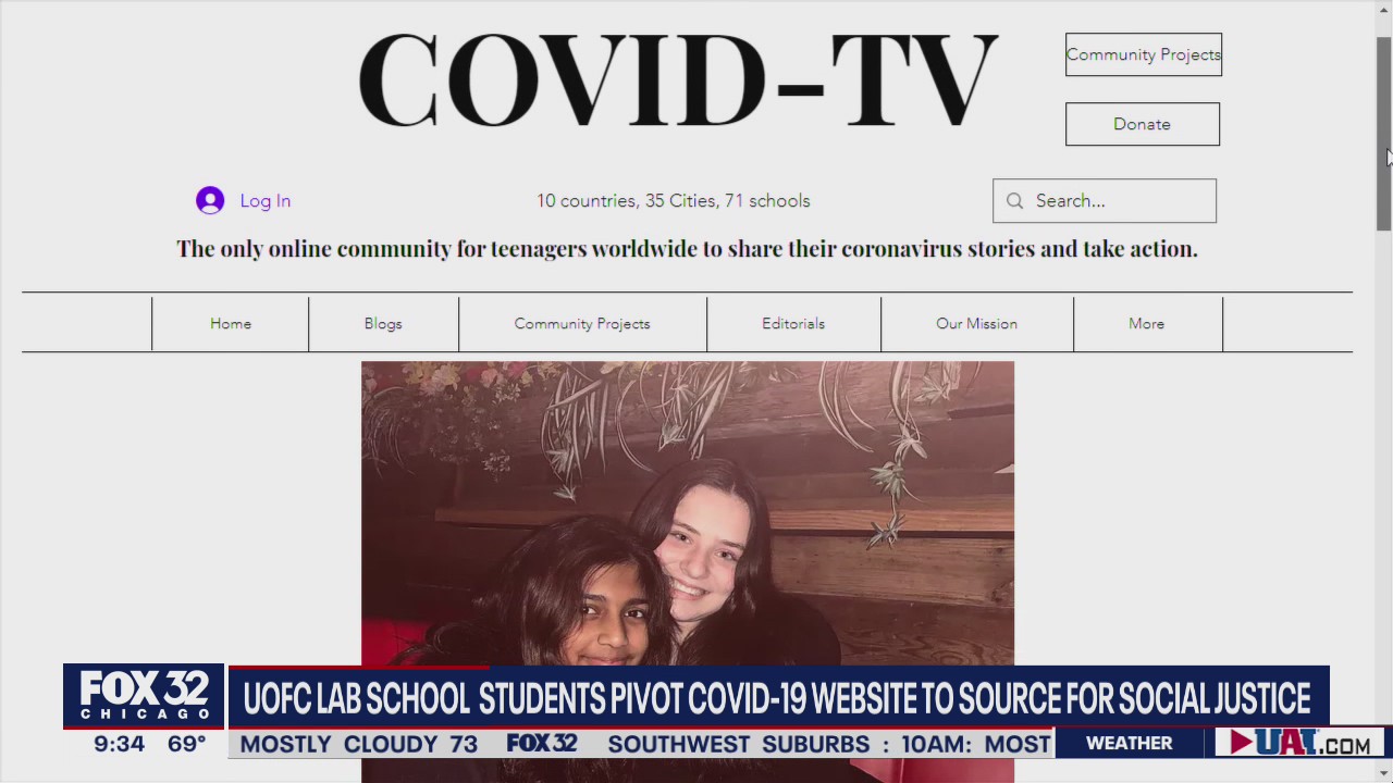 'COVID-TV' provides platform for teenagers worldwide to share their COVID stories