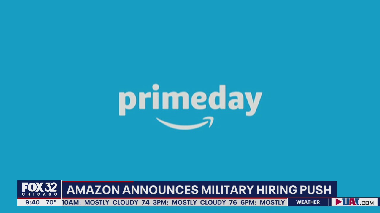 Amazon plans to hire and train 100,000 veterans and military spouses