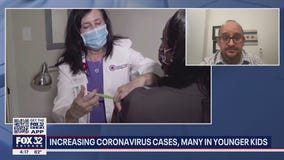 US seeing an increase in COVID-19 cases, many in younger kids