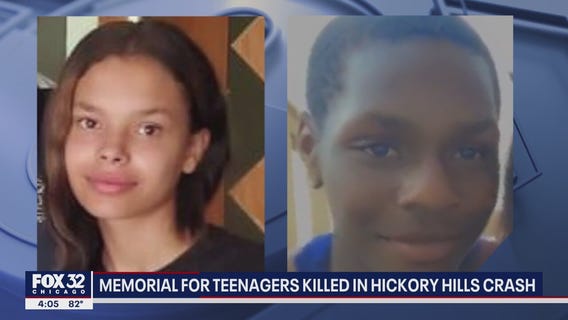 Memorial for four teenagers killed in Hickory Hills crash