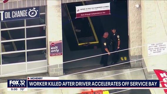 Jiffy Lube worker in McHenry killed after driver accelerated off service bay