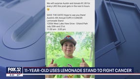 CUPS 4 CANCER: 11-year-old Austin Bielski uses lemonade stand to fight cancer