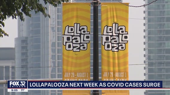 Lollapalooza next week as COVID cases surge