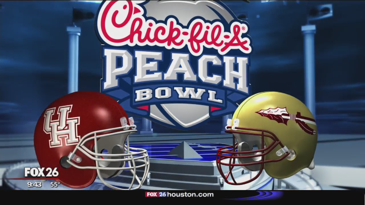 Renu Khator discusses Peach Bowl with FOX 26
