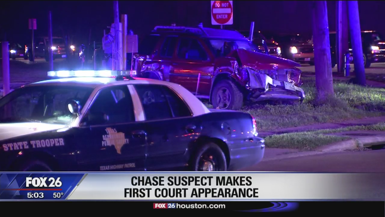 Man behind chase appears in court | FOX 26 Houston