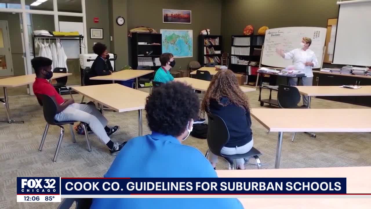 Cook County health officials release COVID-19 guidelines for suburban schools
