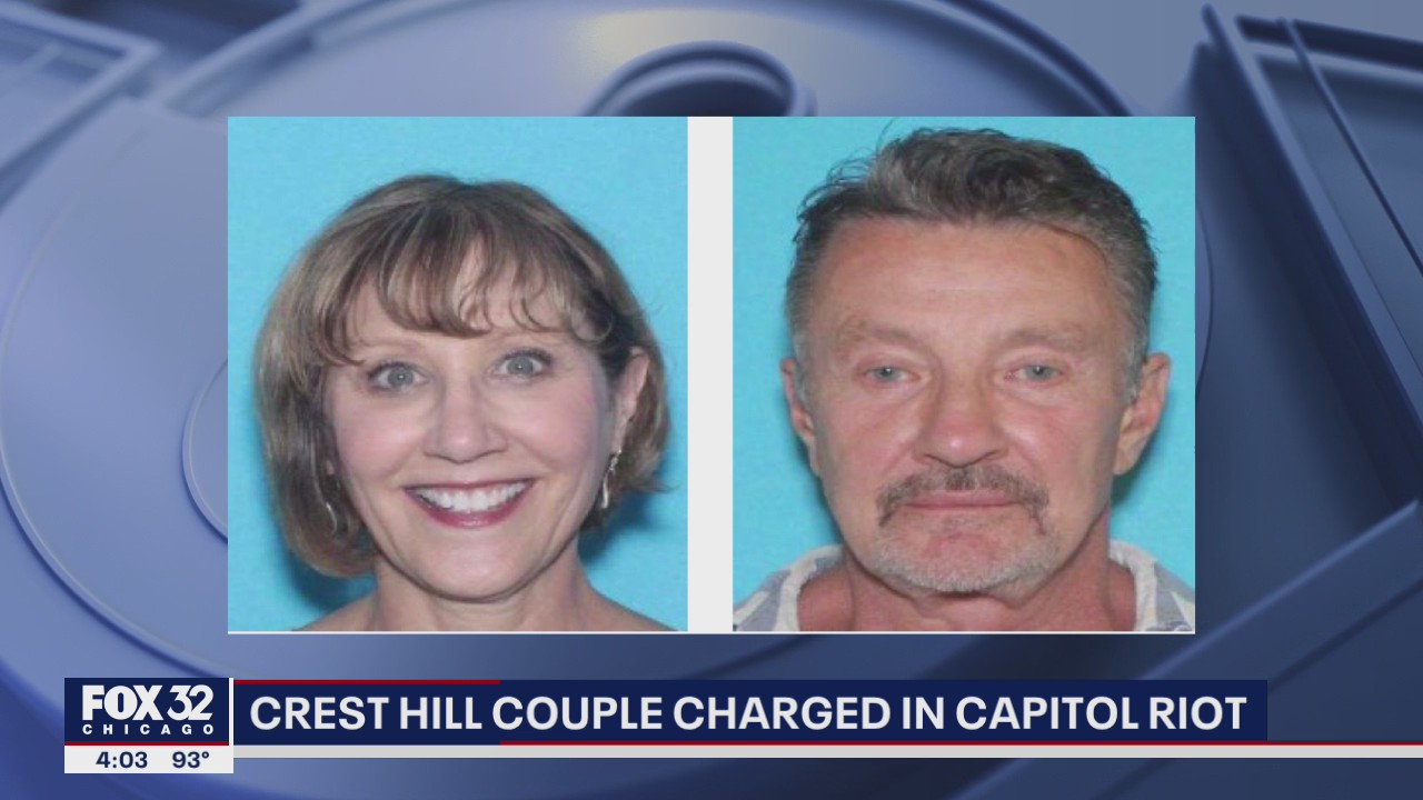 Crest Hill couple charged in Capitol riot