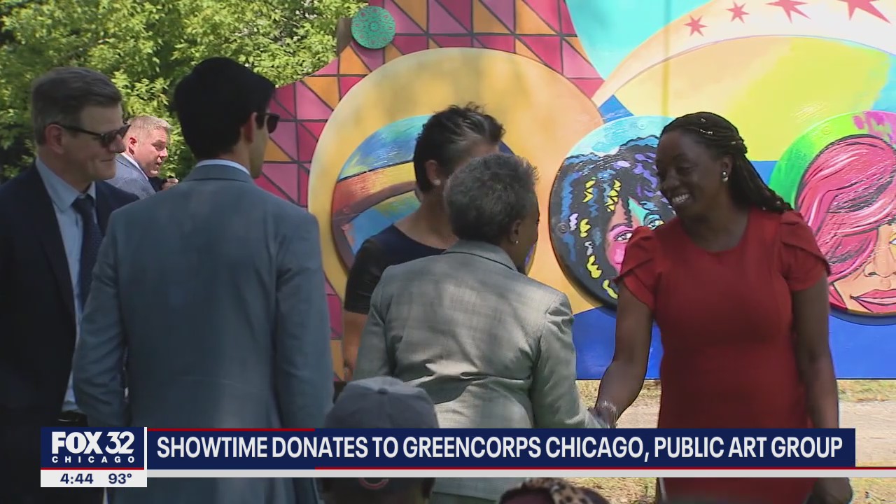 Showtime donates to Greencorps Chicago and Chicago Public Art Group