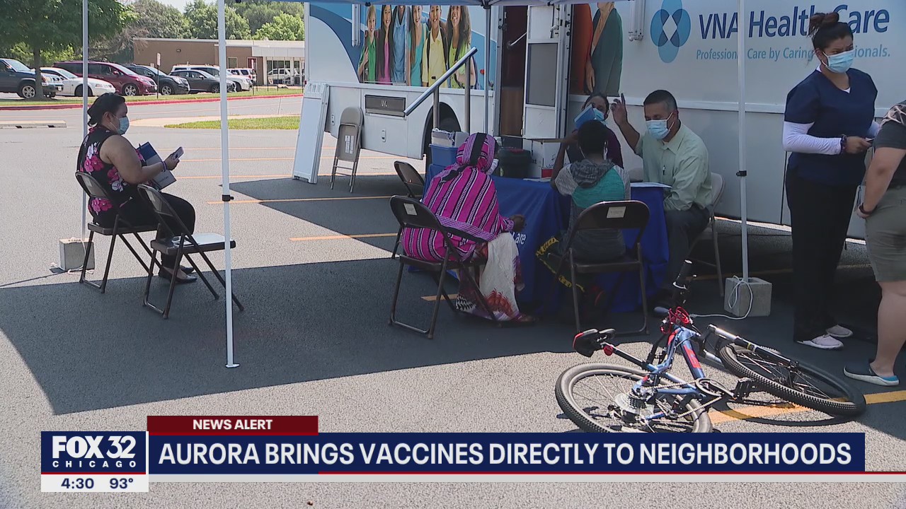 Aurora brings vaccines directly to neighborhoods